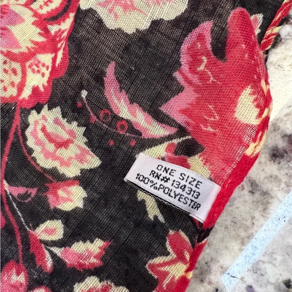 NWT Boutique Kimono Wrap Breezy Lightweight Gauze Boho Women’s One Size (M/L) - Picture 10 of 10